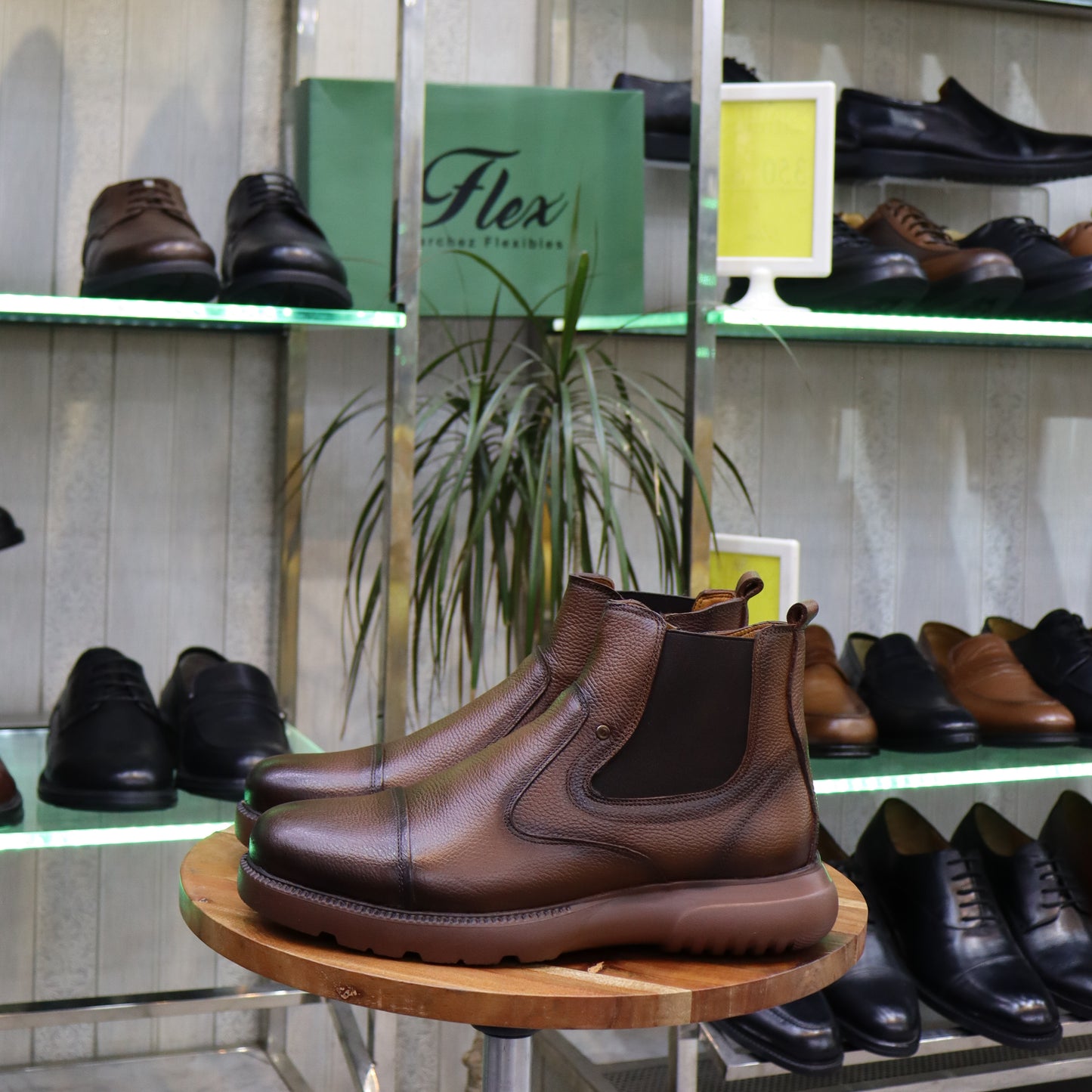 Bottine Chelsea En Cuir Tabac -  Astour