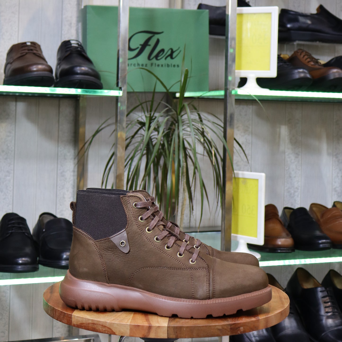 Bottine Chelsea En Cuir Marron Nubuck - Assaka