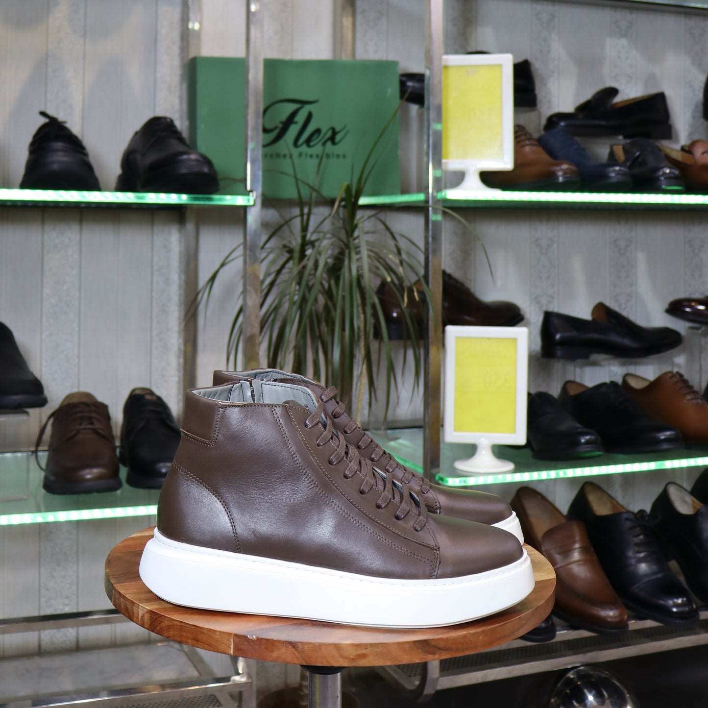 Bottine En Cuir Marron - Kaid