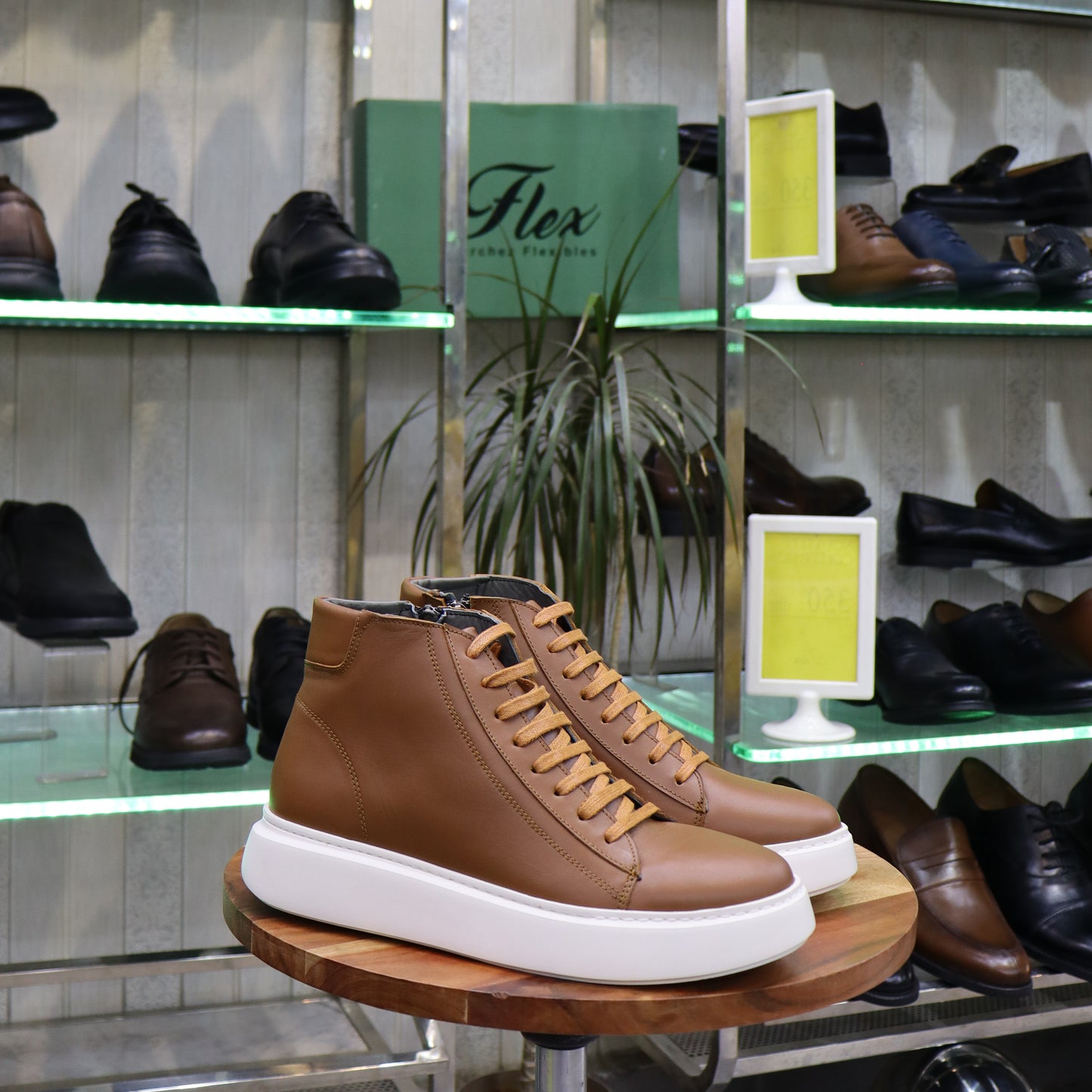 Bottine En Cuir Tabac - Kaid