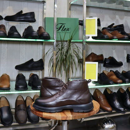 Bottine  En Cuir Marron - voge