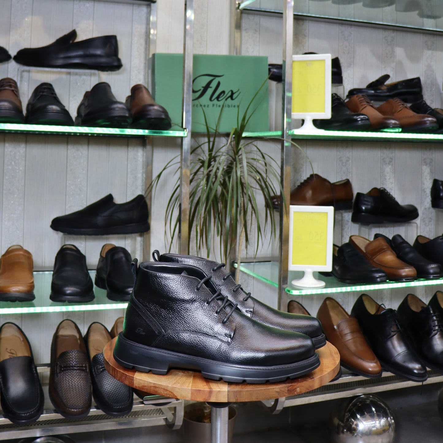 Bottine  En Cuir Noir - voge