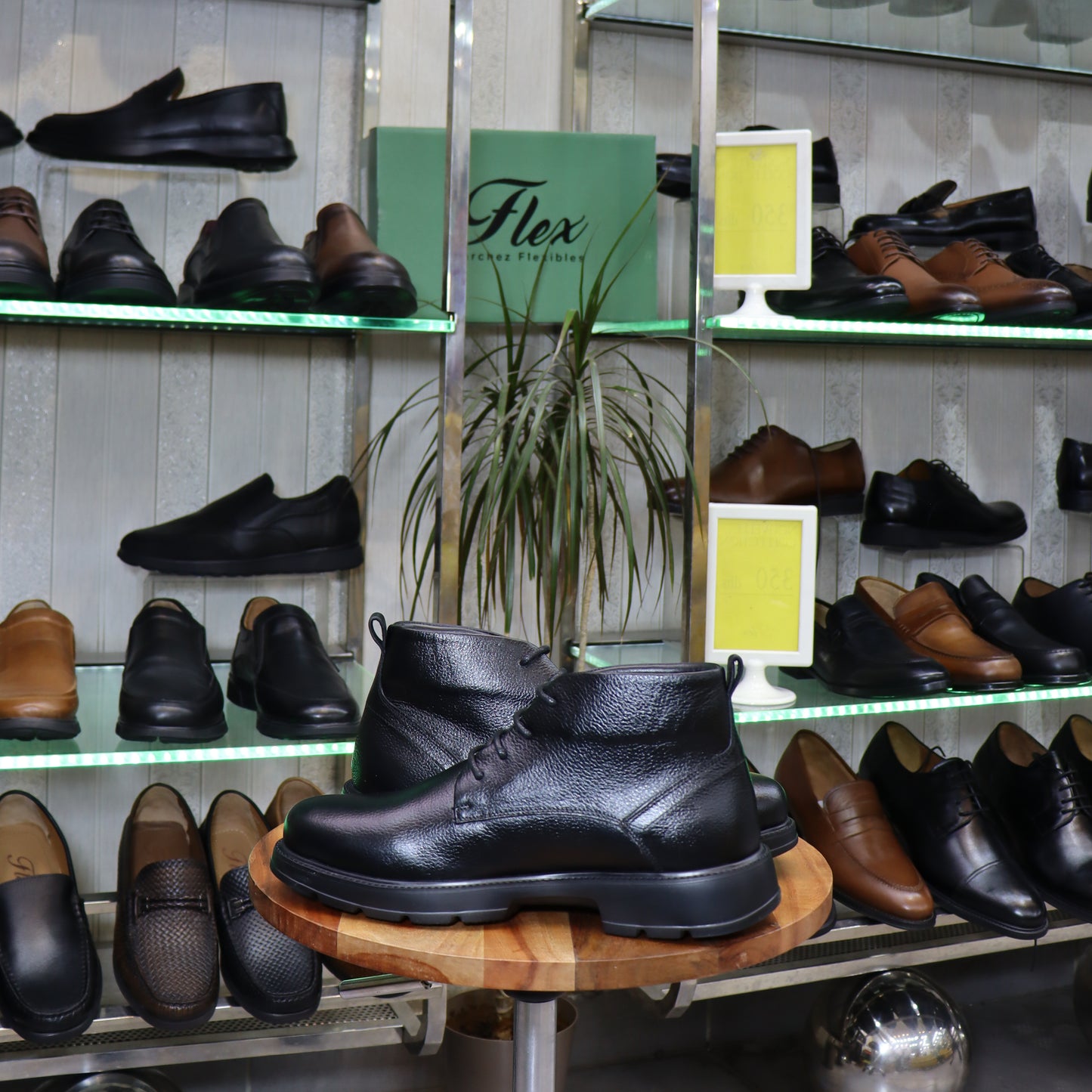 Bottine  En Cuir Noir - voge