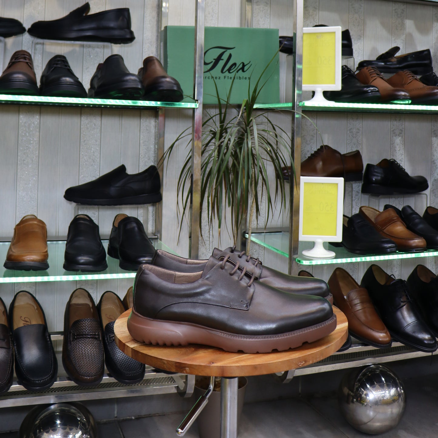 Chaussures Homme En Cuir Marron - Tidas