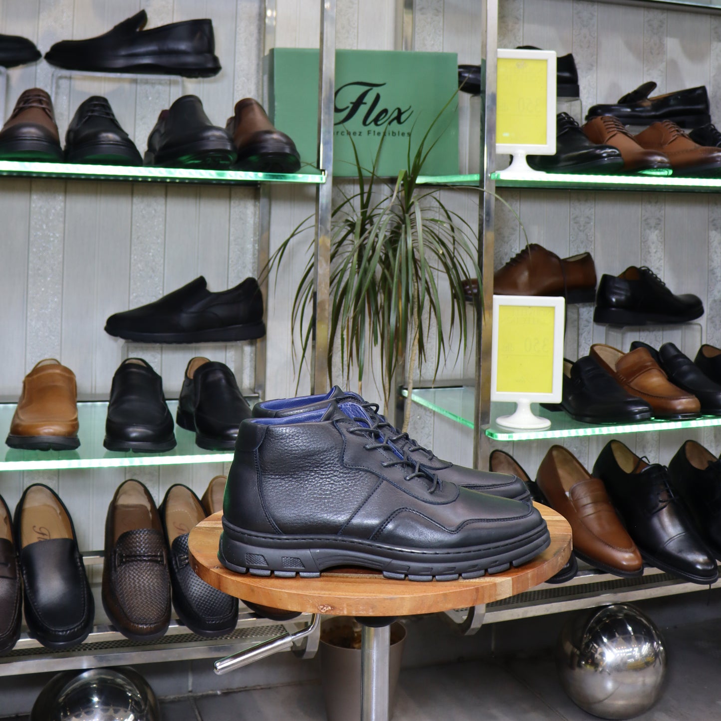 Bottine En Cuir Noir - Imlil