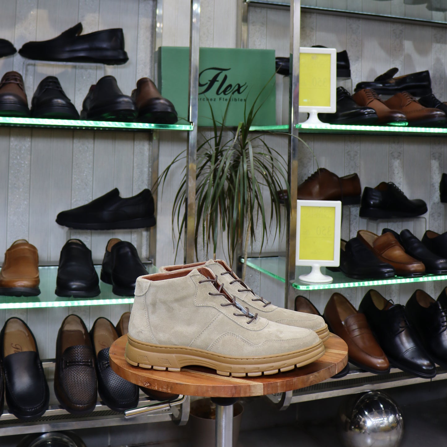 Bottine En Cuir beige daim - Imlil