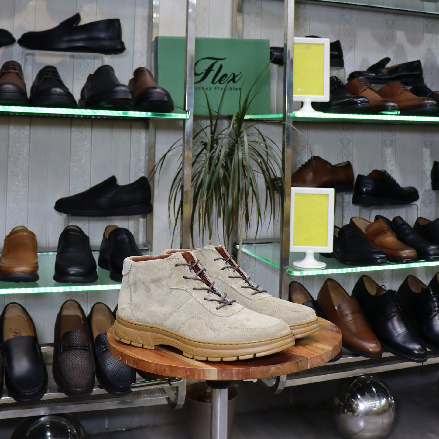 Bottine En Cuir beige daim - Imlil