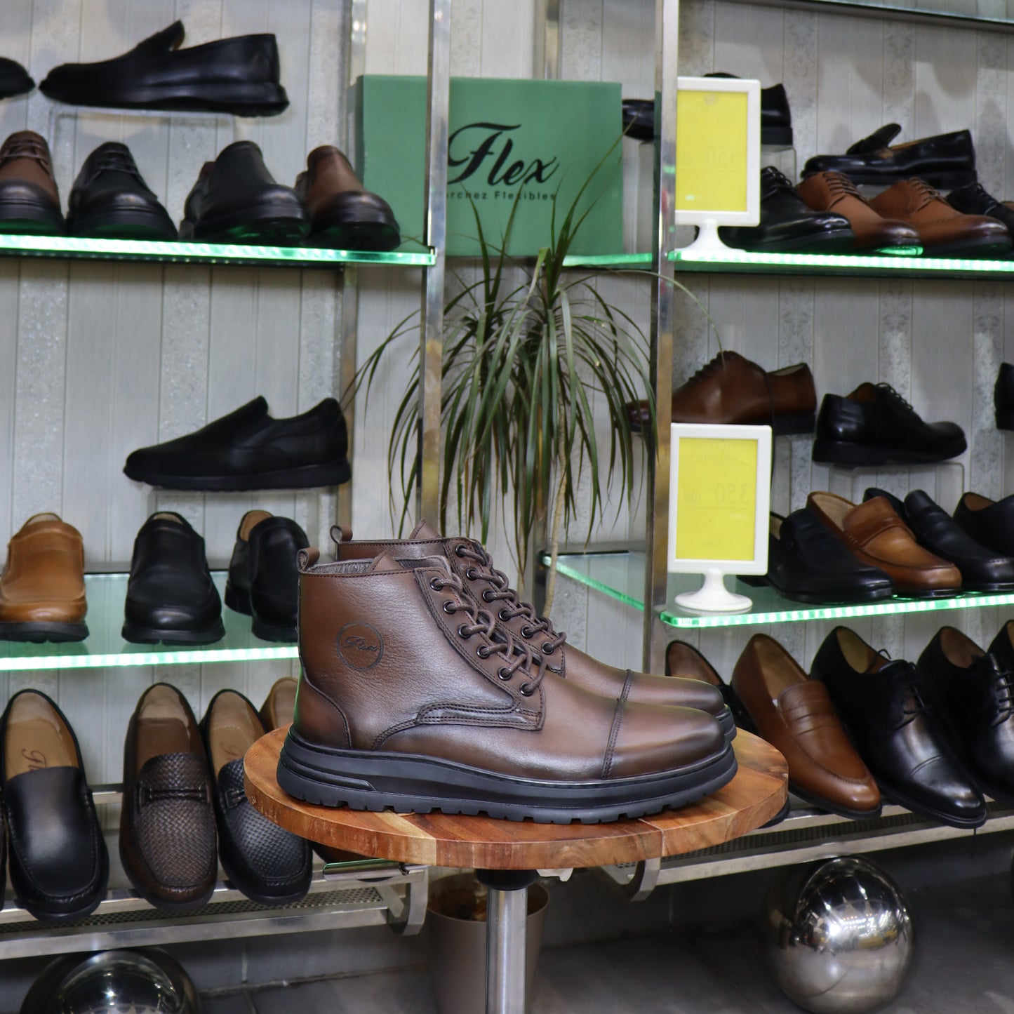 Bottine En Cuir Marron- Harold