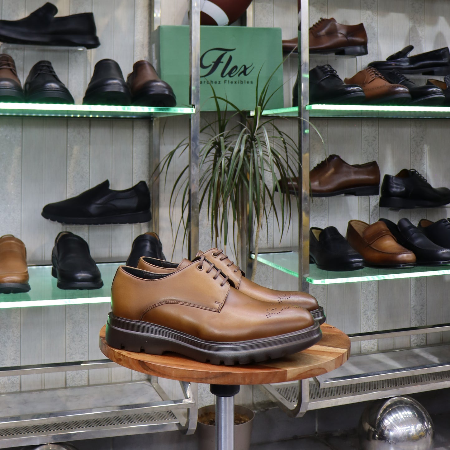 Chaussures Derby Homme En Cuir Tabac – Semelle EVA  | FlexShoes -  Leanardo