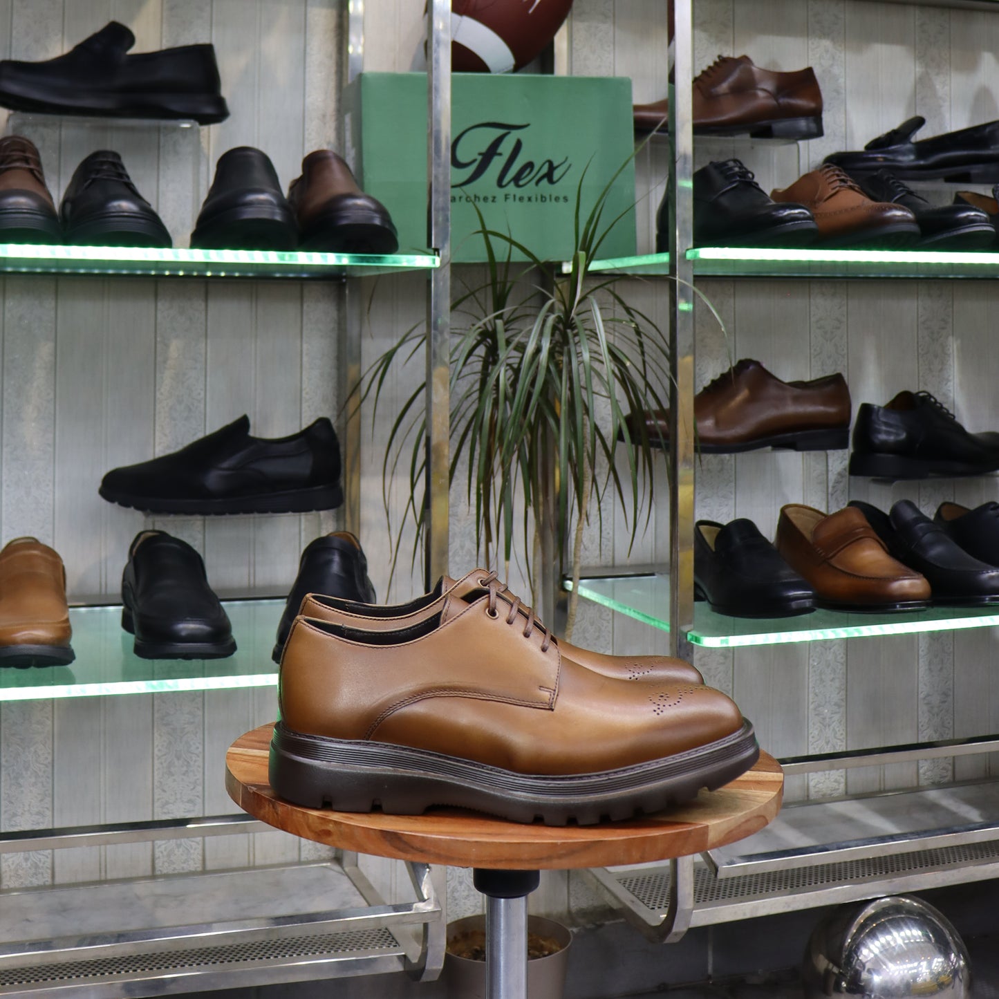 Chaussures Derby Homme En Cuir Tabac – Semelle EVA  | FlexShoes -  Leanardo