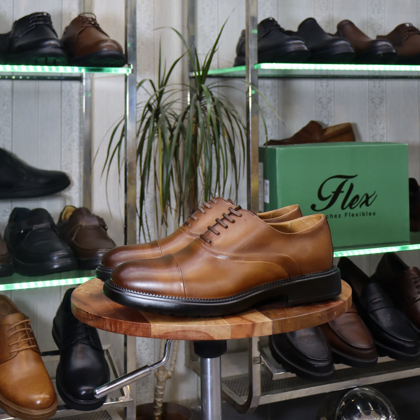 Chaussures Homme En Cuir Tabac - Marrakech