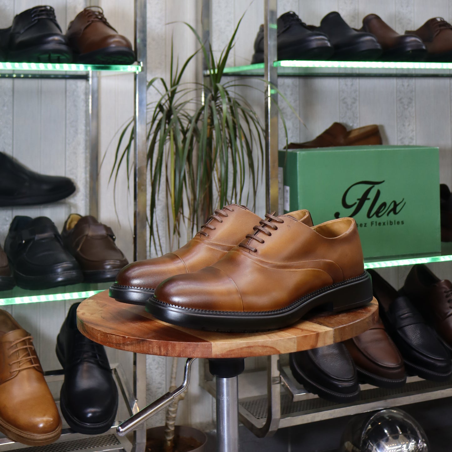 Chaussures Homme En Cuir Tabac - Marrakech