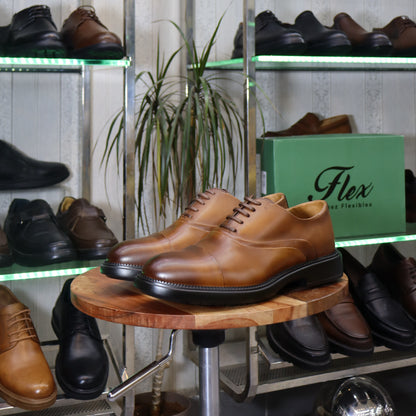 Chaussures Homme En Cuir Tabac - Marrakech