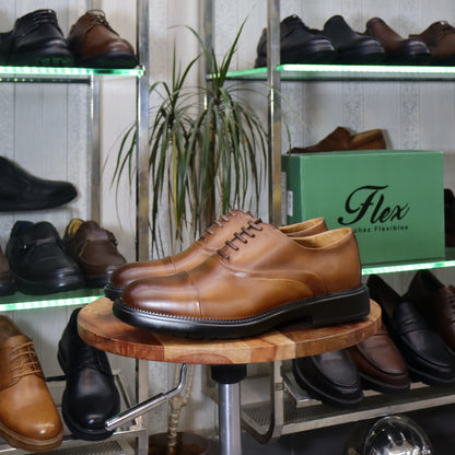 Chaussures Homme En Cuir Tabac - Marrakech