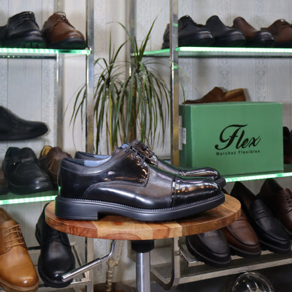 Chaussures Homme En Cuir Noir - Casablanca