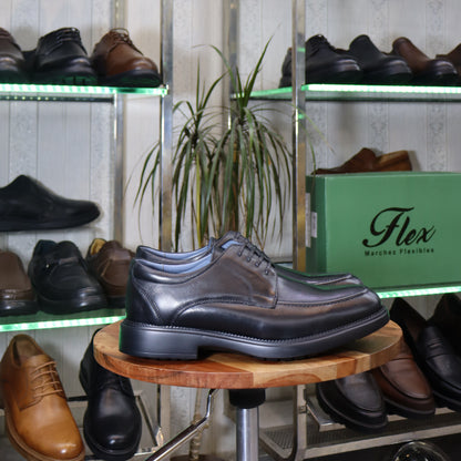 Chaussures Homme En Cuir Noir - Tanger