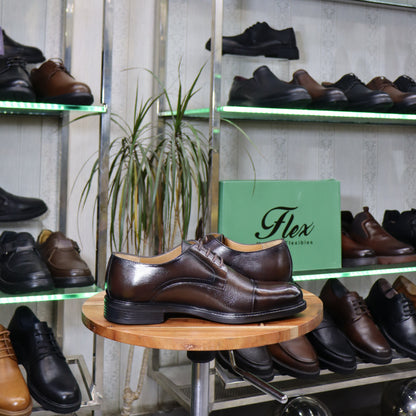 Chaussures Homme En Cuir Marron - Agadir