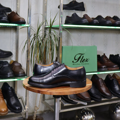 Chaussures Homme En Cuir Noir - Agadir