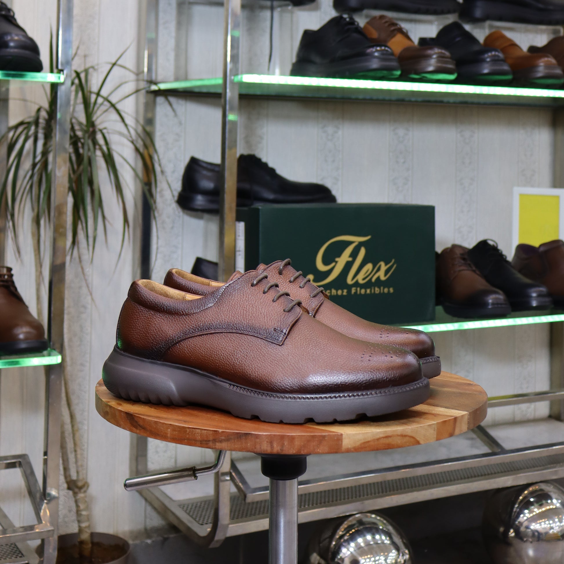 chaussures en cuir pour homme - Flexshoes Maroc