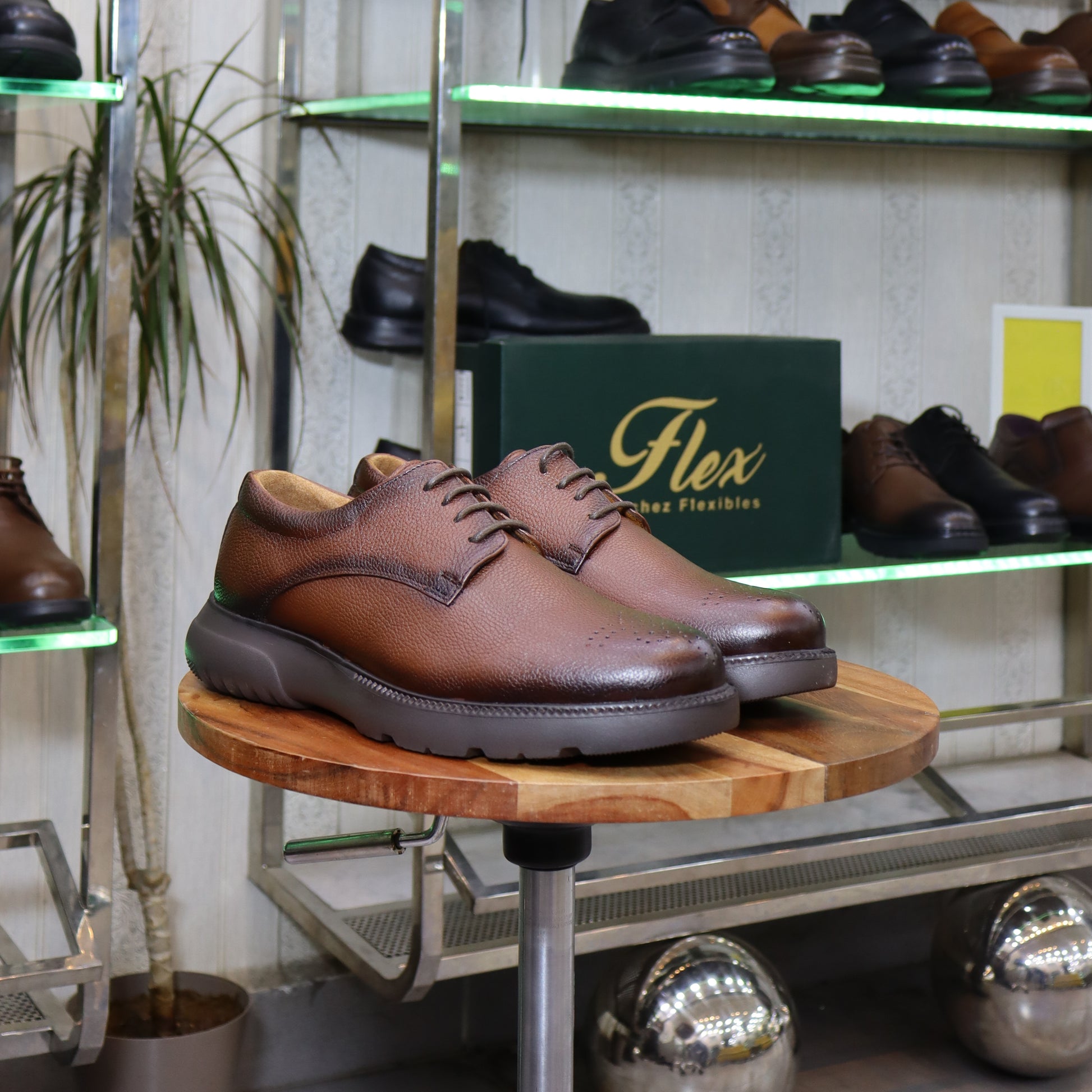chaussures en cuir pour homme - Flexshoes Maroc