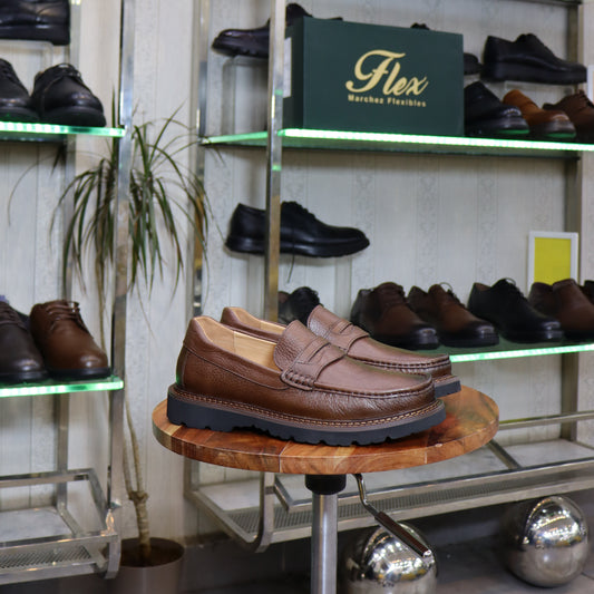 Chaussures Homme En Cuir Noir - El Gara