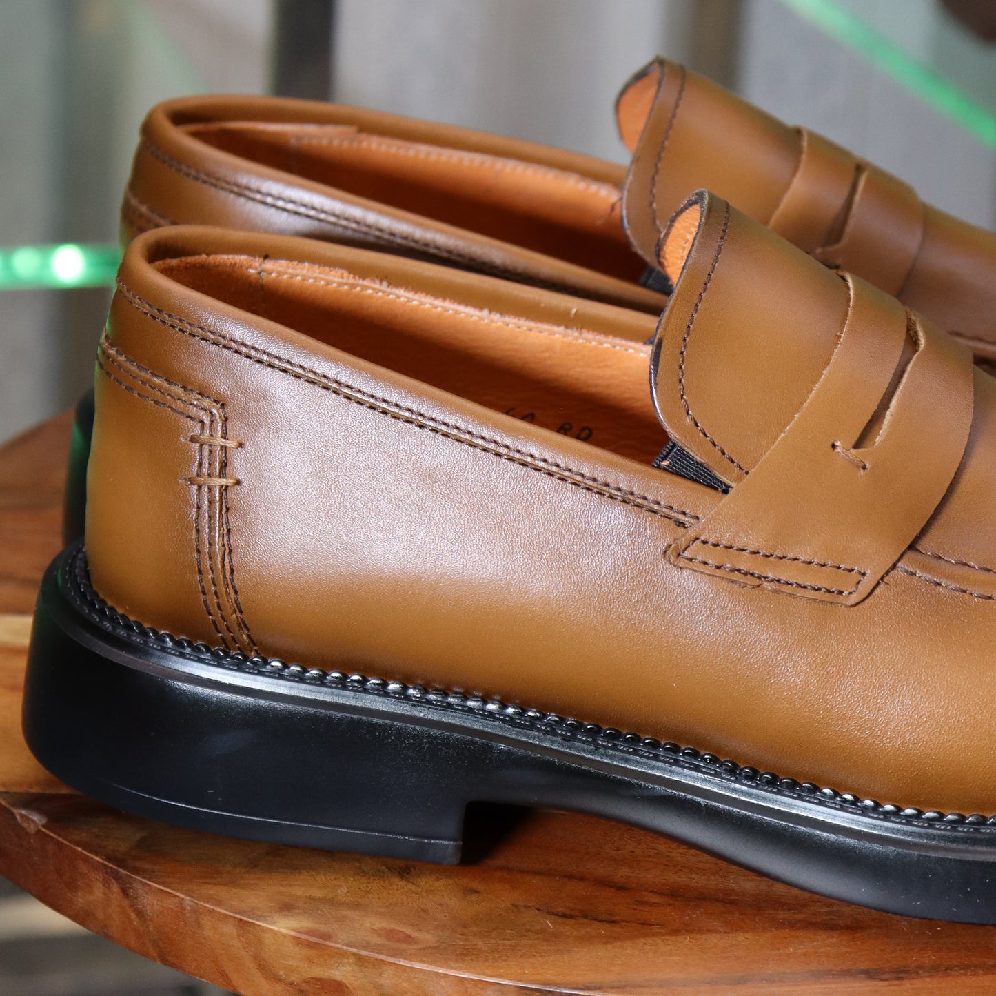 Harlud - Mocassin Penny Loafer Cuir Camel  pour Hommes
