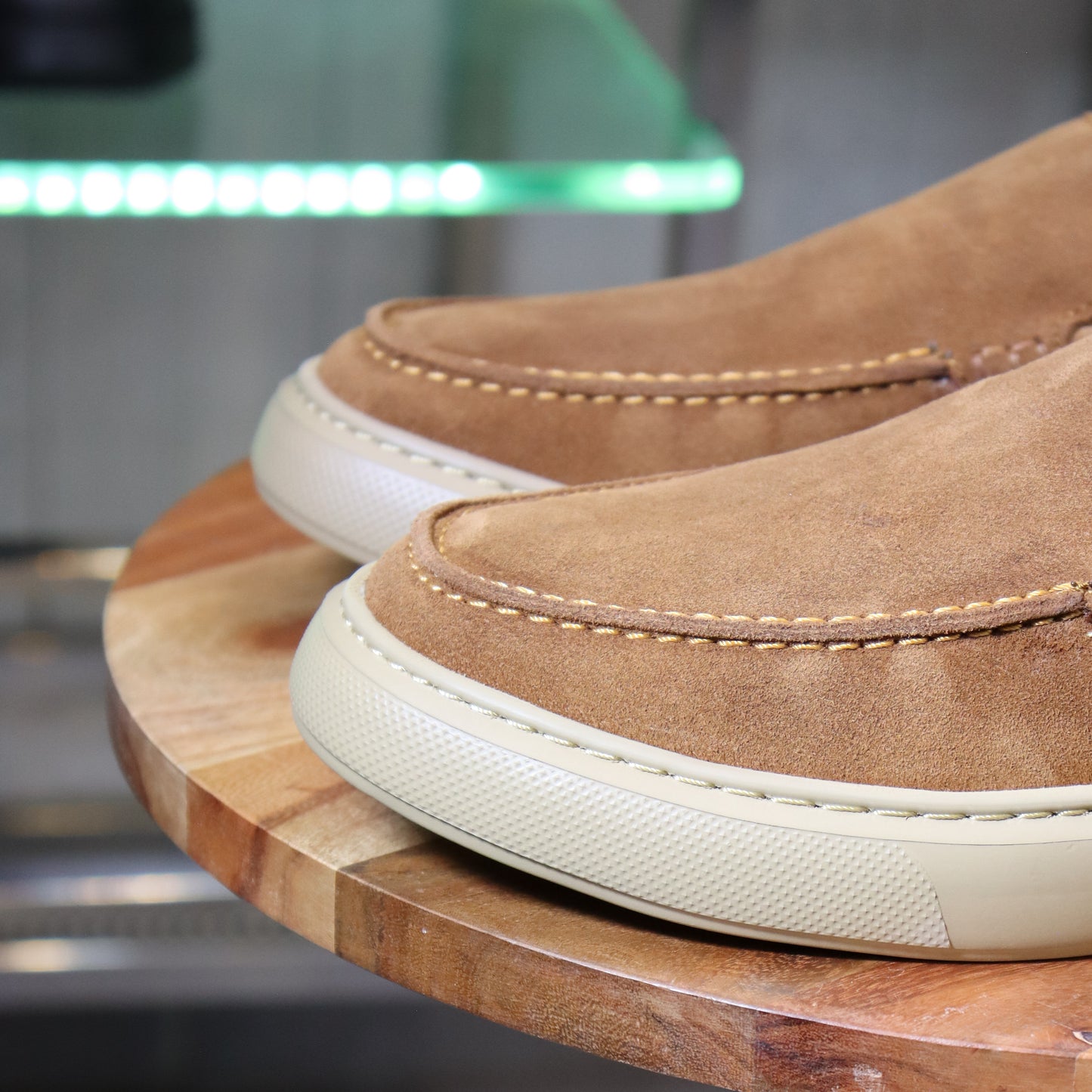 Larache – Mocassin Daim Camel pour Hommes