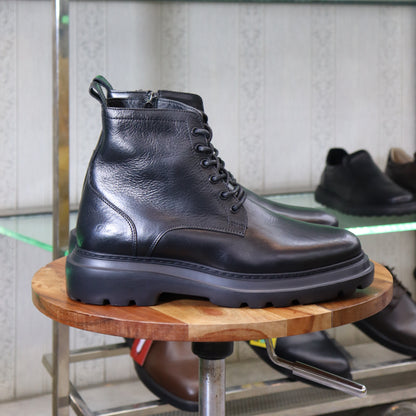Bottine en Cuir Noir Homme – Sefrou