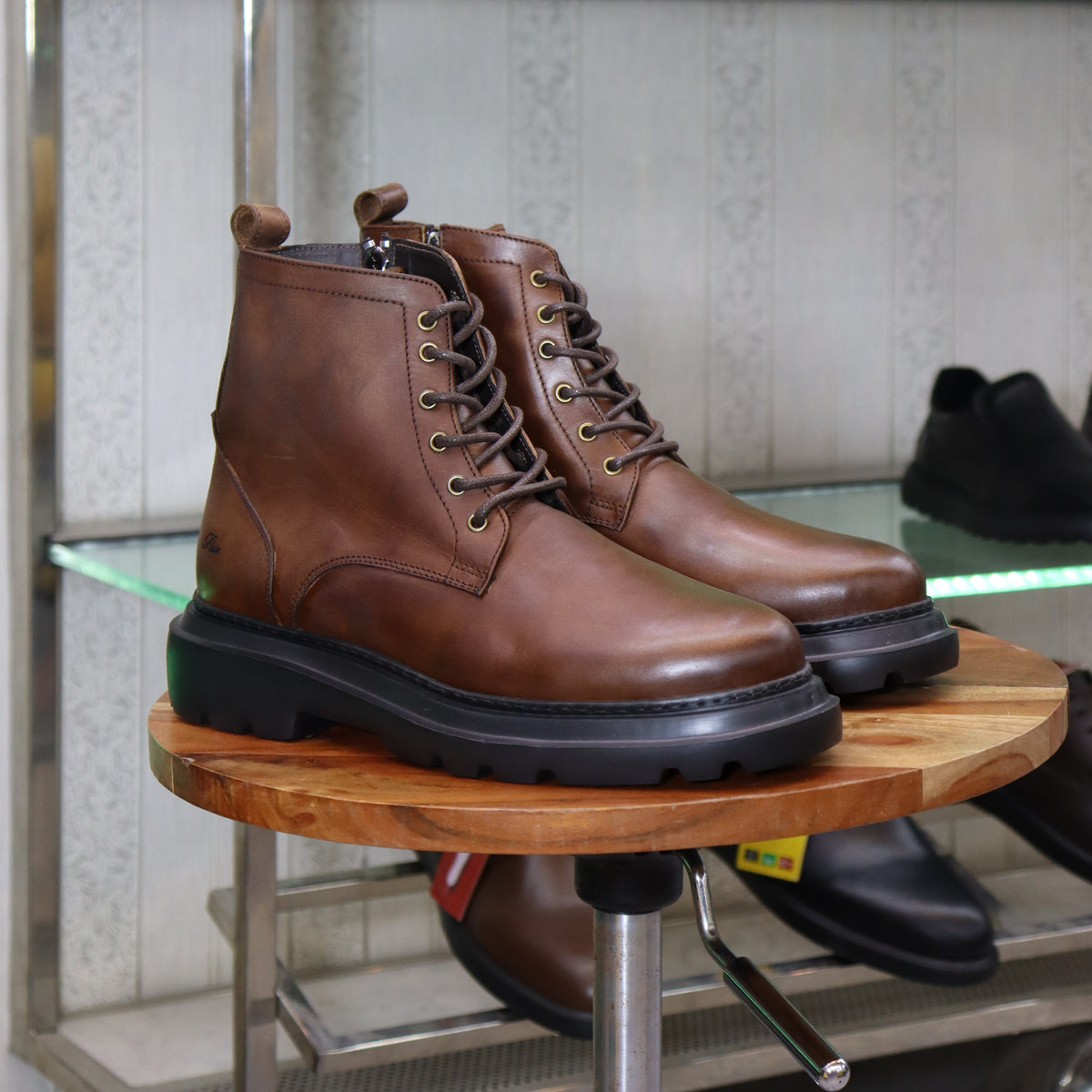 Bottine en Cuir Tabac Homme – Sefrou