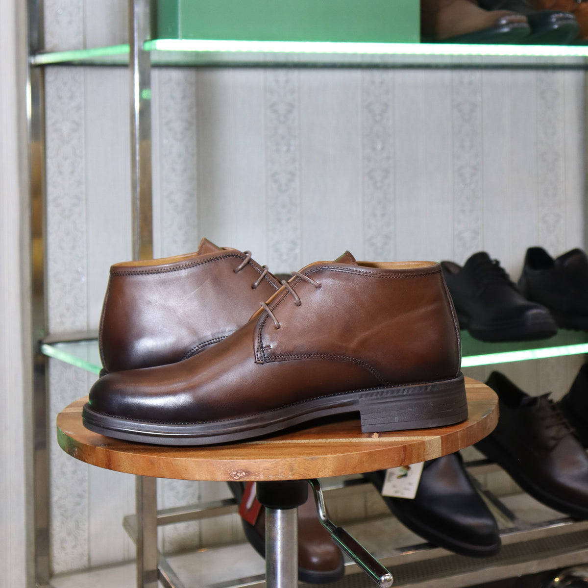 Bottine en Cuir Tabac Hommes – Skoura