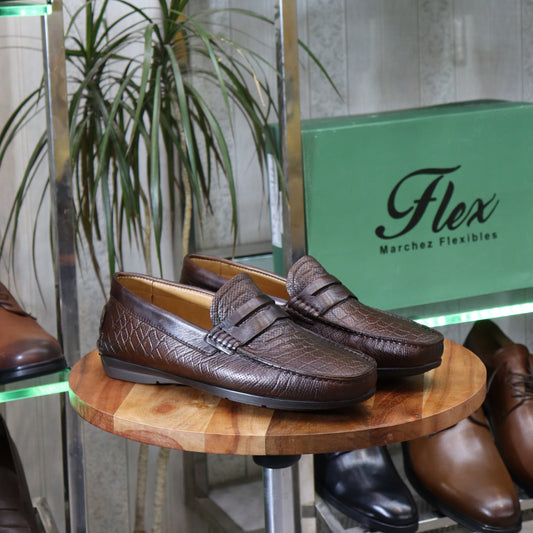 Mocassin En_Cuir_Marron-_Rodrigue