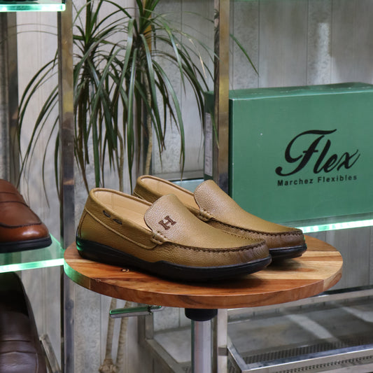 Mocassin En Cuir Tabac -  Lennox
