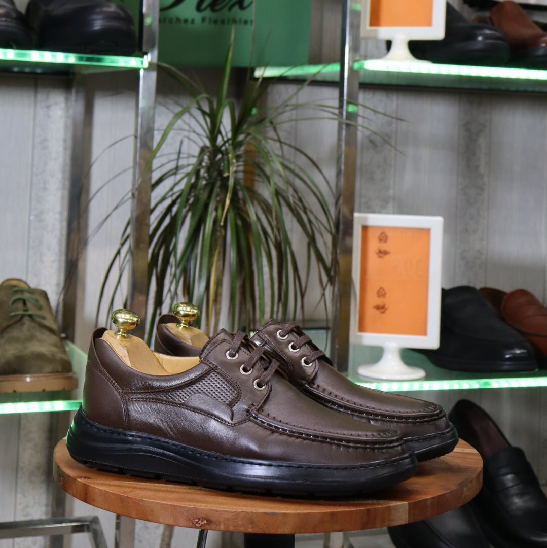 Mocassin En Cuir  homme en cuir véritable - Flexshoes Maroc, qualité premium
