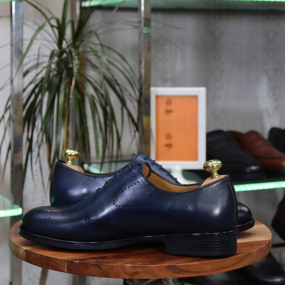 Mocassin  En cuir Bleu pour homme - Élégance et confort