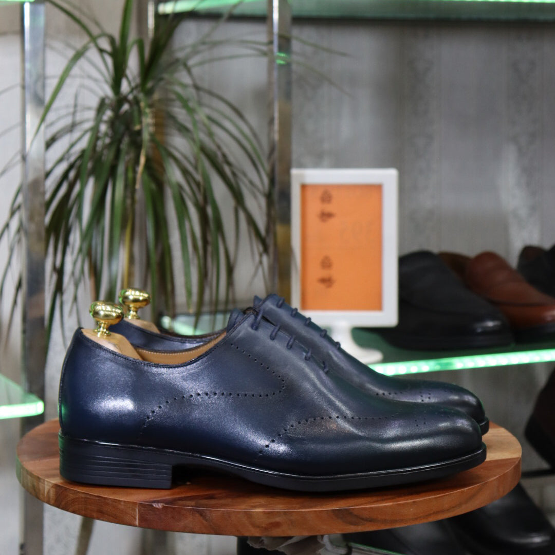 Mocassin  En cuir Bleu pour homme - Élégance et confort