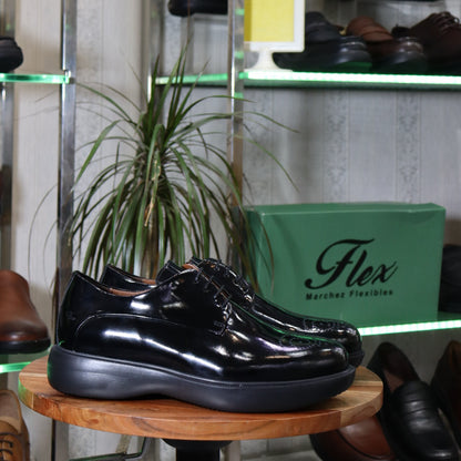 Mocassin  Noir  En Cuir Démasquable  Saul