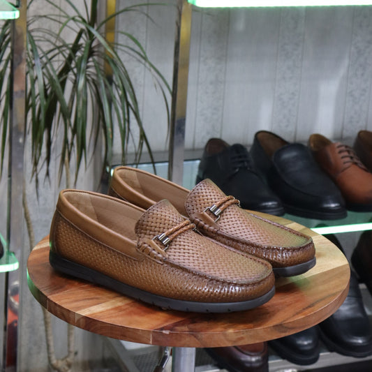 Mocassin  Tabac En Cuir Louison