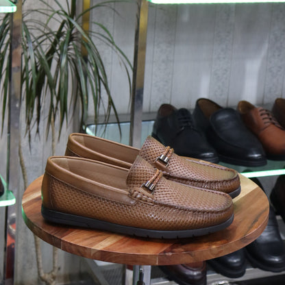 Mocassin  Tabac En Cuir Louison