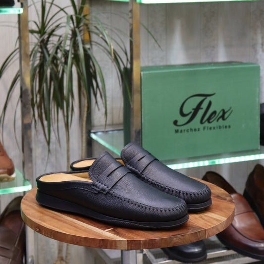 Mocassin en Cuir  Noir -  Joanni