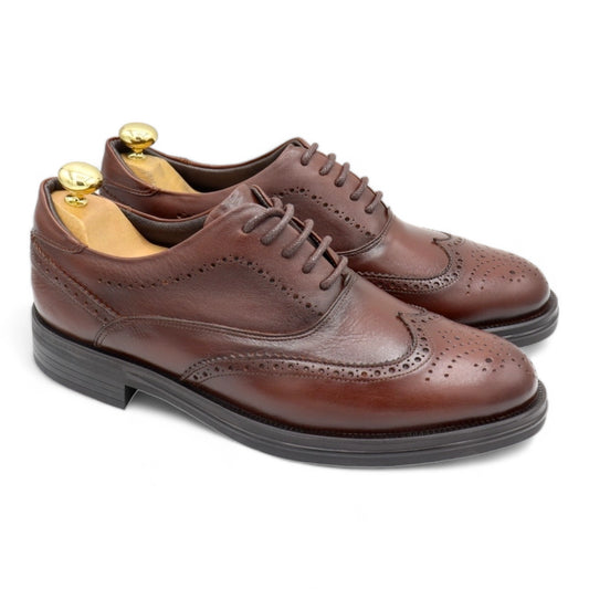 Robin - Derby en cuir marron